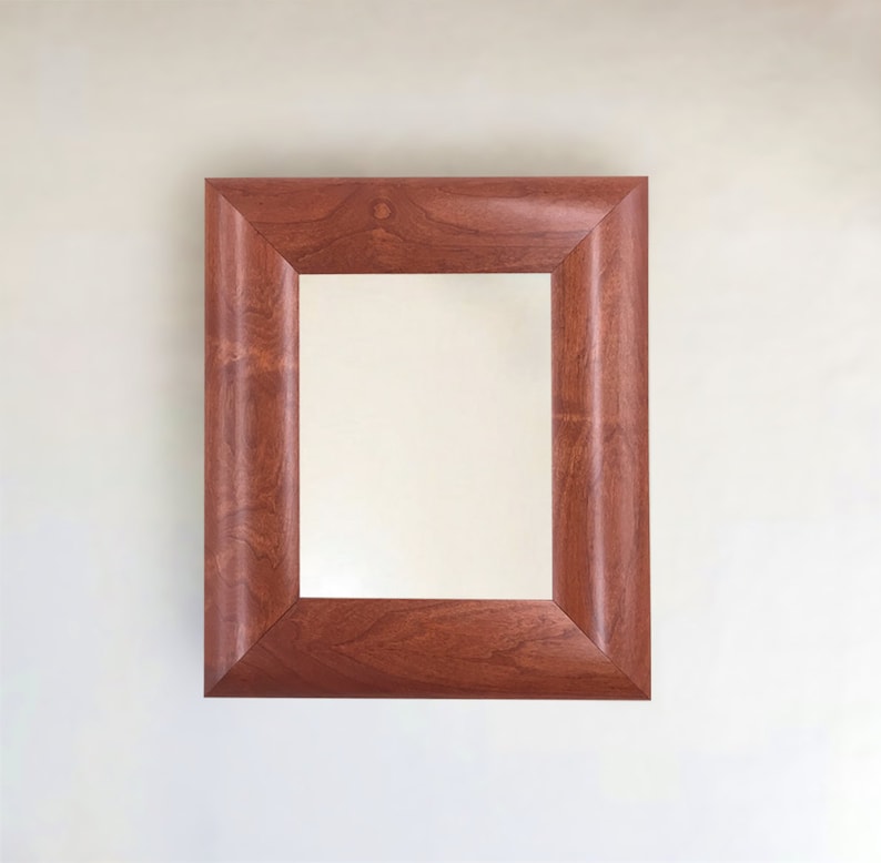 Cherry Wood Framed Wall Mirror 14x16 17x20 22x26 30x32 30x42 26x46 36x46 42x54 More Custom