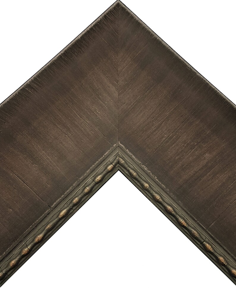 Rustic Charcoal Black With Light Bronze Undertones Framed Rustic Charcoal Black With Light Bronze