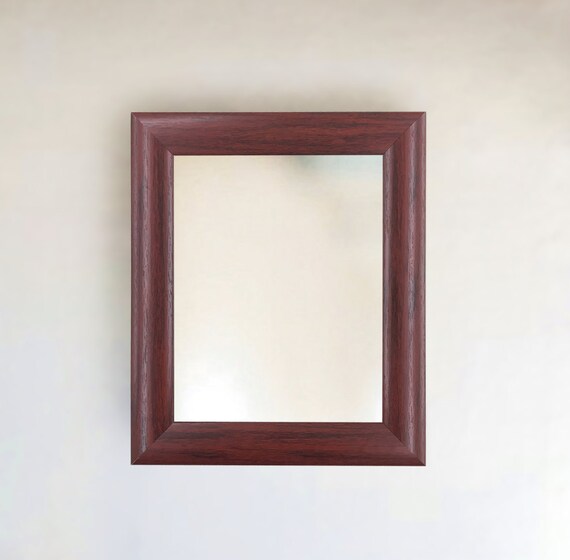 Mahogany Framed Wall Mirror Inside Size 8x10 11x14 16x20