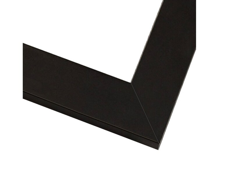 3 Matte Black Wood Picture Frame Sizes 4x6 5x7 8x8 Etsy