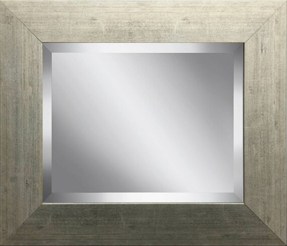 Champagne Framed Beveled Glass Mirror Sizes 8x10 11x14 16x20 Etsy