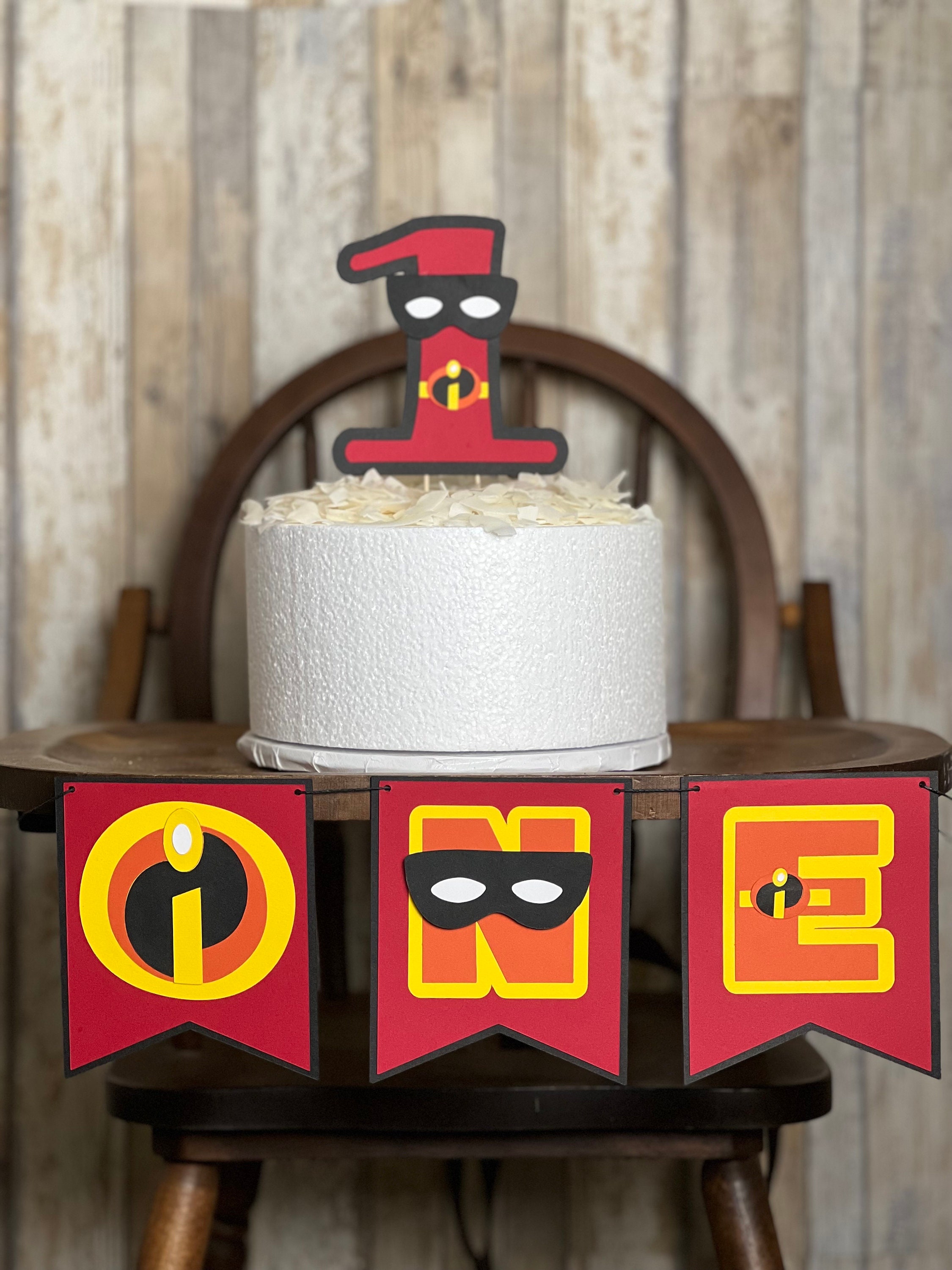 Smash Cake Incredibles Baby Shower Theme Jack Jack Cake Smash