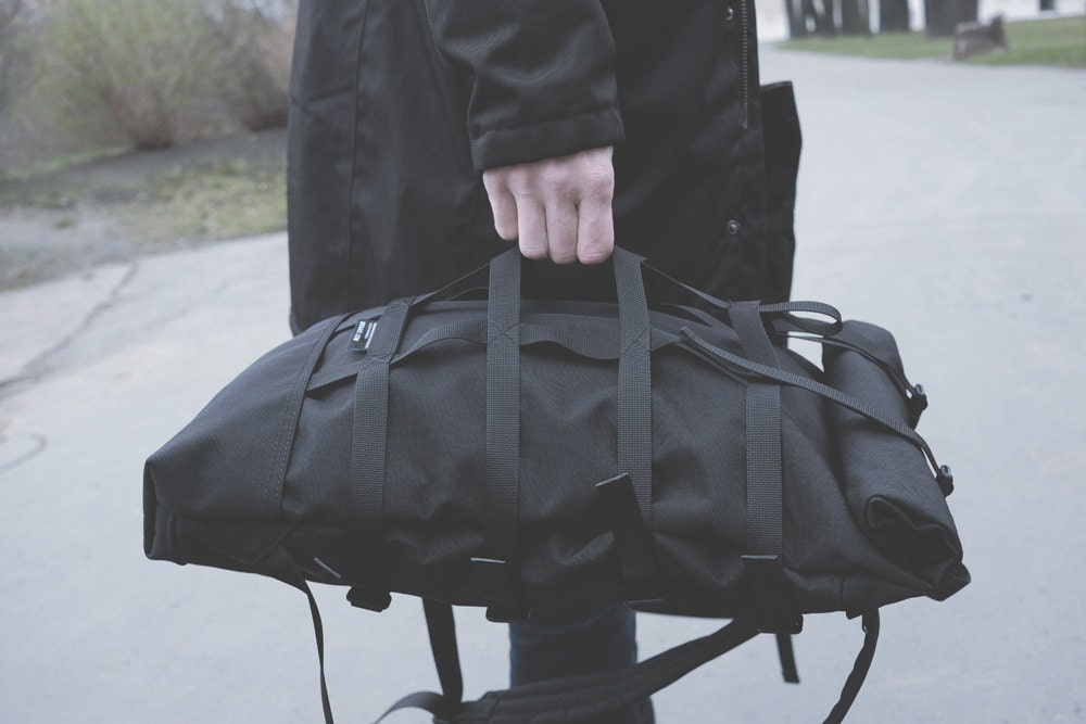 roll top backpack cycling