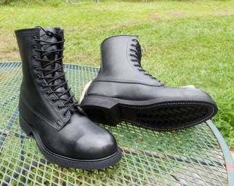 wolverine black leather boots