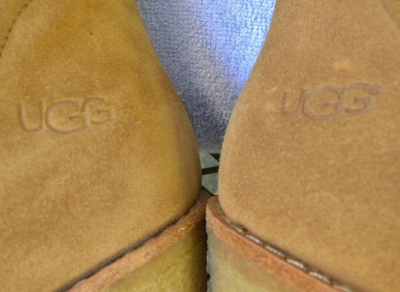 UGG Suede Leather Ruffout Western Boots Tan w/sof… - image 7
