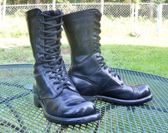 Vintage 70's CORCORAN Military USA JUMP Boots Paratroopers