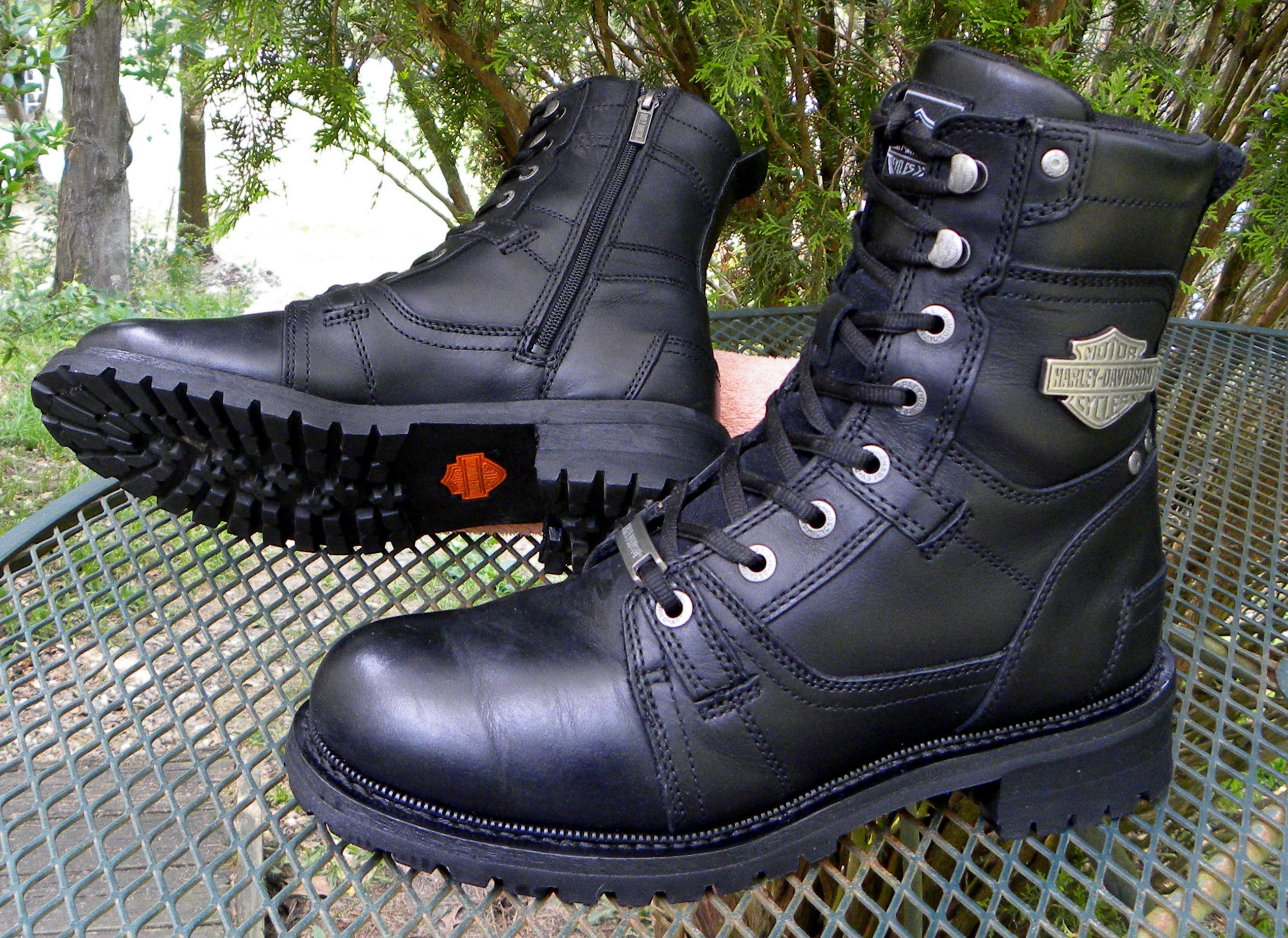 Harley davidson top haines boots