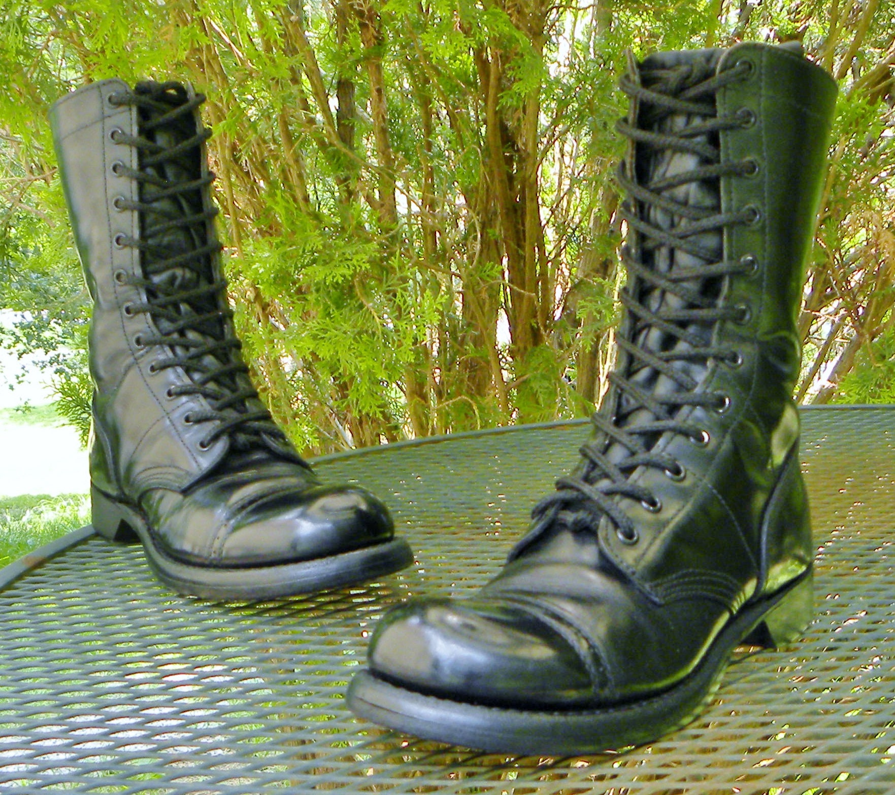 Vintage 70's CORCORAN Military USA JUMP Boots Paratroopers
