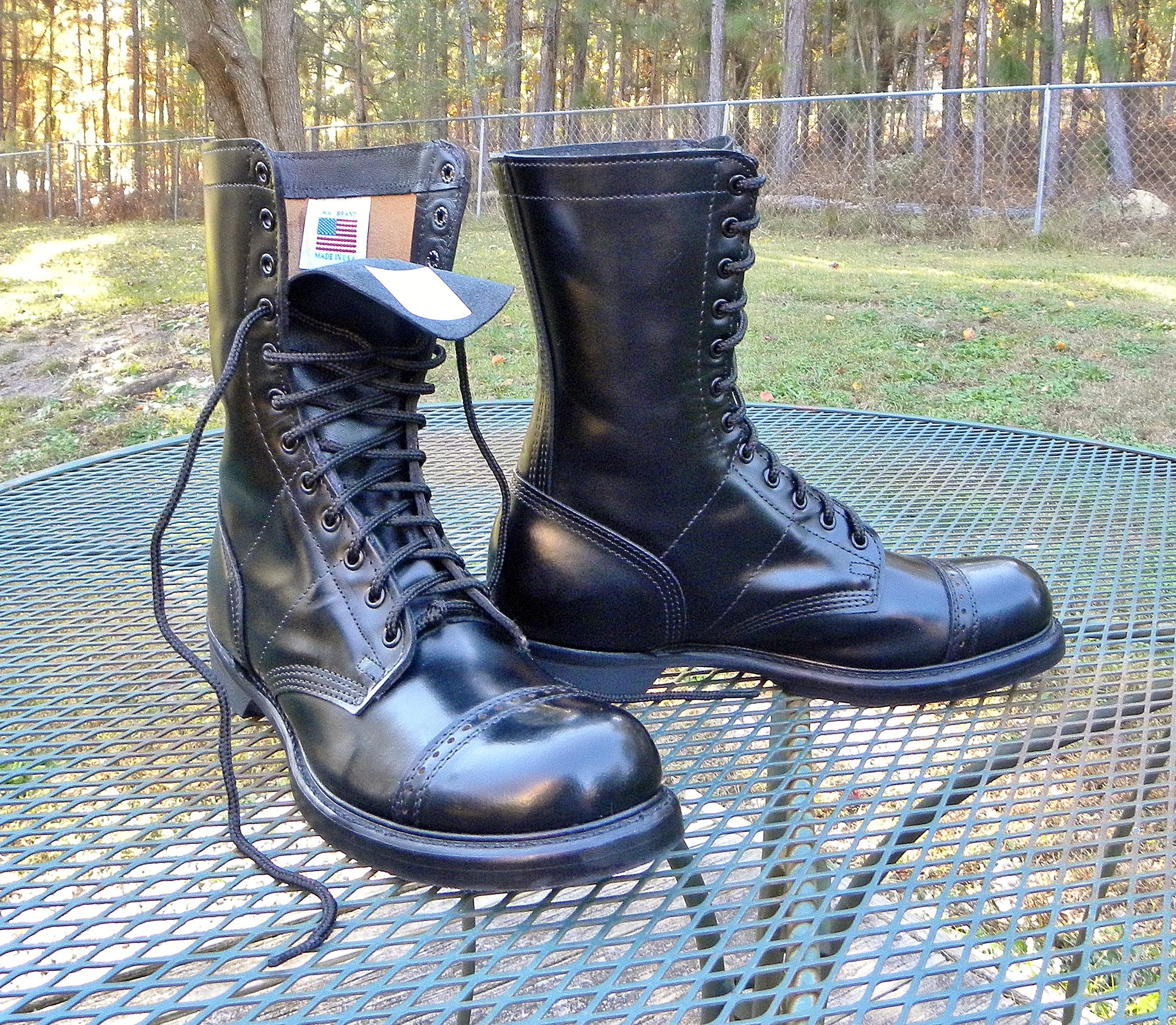 Vintage USA HH Brown US Military Issue Paratrooper Jump  display picture 2
