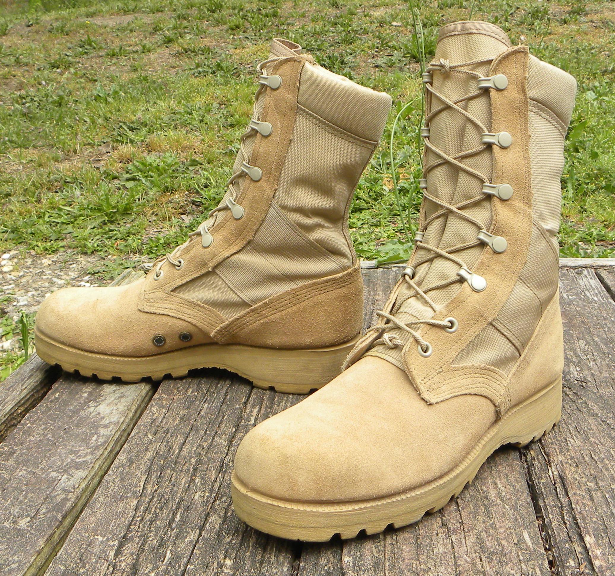 靴 Vintage Military Suede Combat Boots New Men's US Army Military Faux Suede Oxford Boots Combat