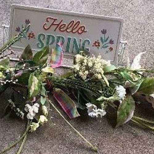 Hello Easter Garland Hello Spring Garland Easter And Spring Floral shops Table Decor Easter Mantel Greenery Garland Spring Pip Berry Centerpiece