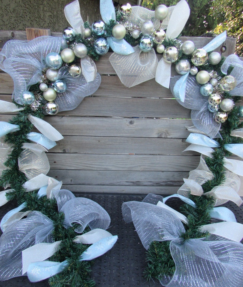 10' Christmas Greenery Garland Christmas Ornament Garland Etsy