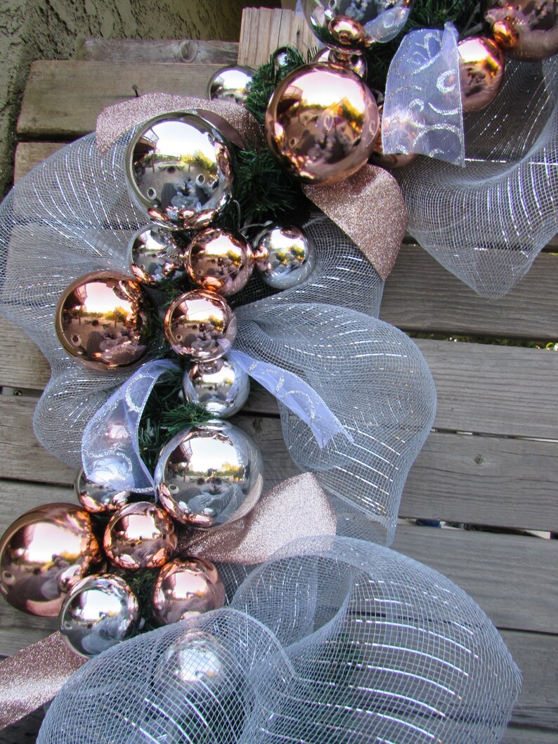 9' Christmas Ornament Garland Christmas Ball garland Etsy