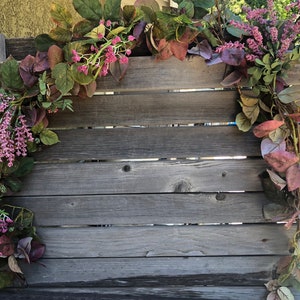 Summer Garland Blackberry Eucalyptus Swag Berry Greenery Garland Berry Floral Mantel Swag Spring Greenery Table Decor Fall Berry Garland