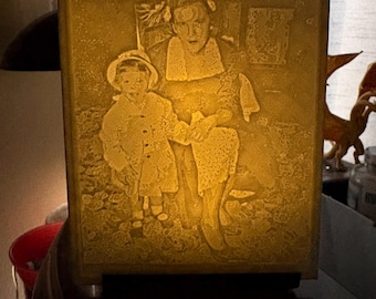 Personalized Photo with led tealight