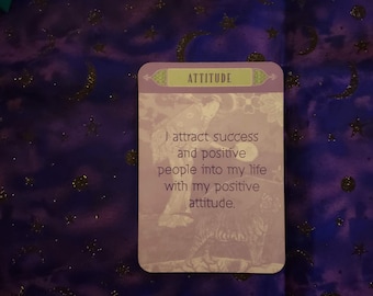 The Law of Attraction 1 Card Reading daily Month long Reading