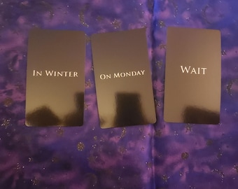 Three Card One Question Oracle Tarot Reading