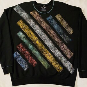 Sweatshirt, Cotton Sweatshirt, Fashion Sweatshirt, Women&#39;s Sweatshirts, Men&#39;s Sweatshirts, Handmade Sweatshirt, Painted Sweatshirt