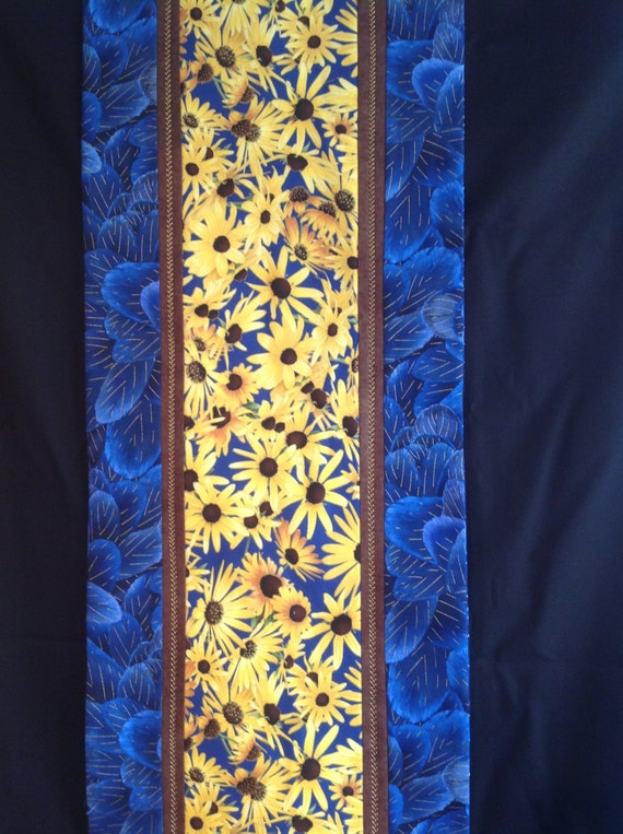 Sunflower Table Runner Handmade Sunflower Wedding Gift Etsy