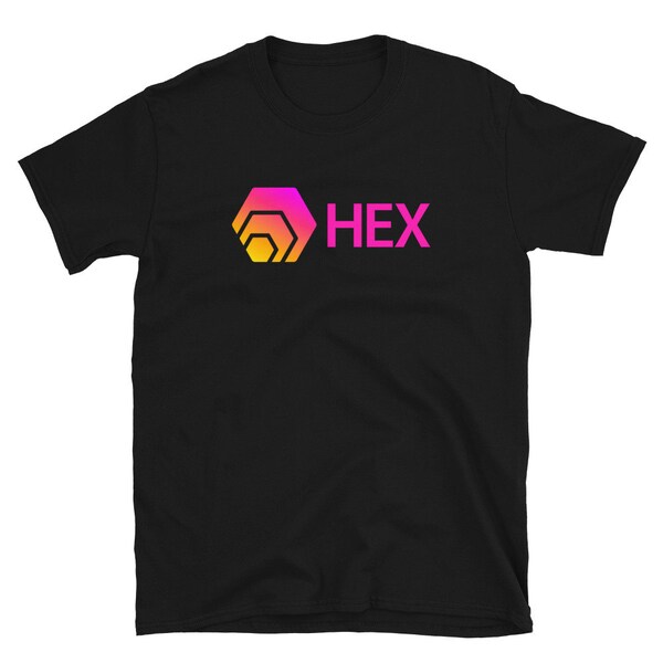 HEX Hexican Logo Crypto Swag Retro | Short-Sleeve Unisex T-Shirt