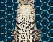 Custom cat illustration to frame / cat pet Portrait