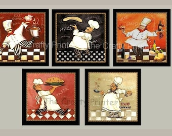 Fat Chef Decor Etsy
