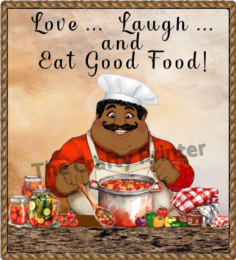 Chef Good Sign Chef Wall Art Whimsical Wooden Signs - Etsy