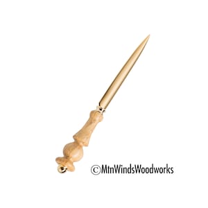 SPALTED TAMARIND LETTER opener - wood letter opener - letter opener - wooden letter opener - tamarind letter opener - desk accessory