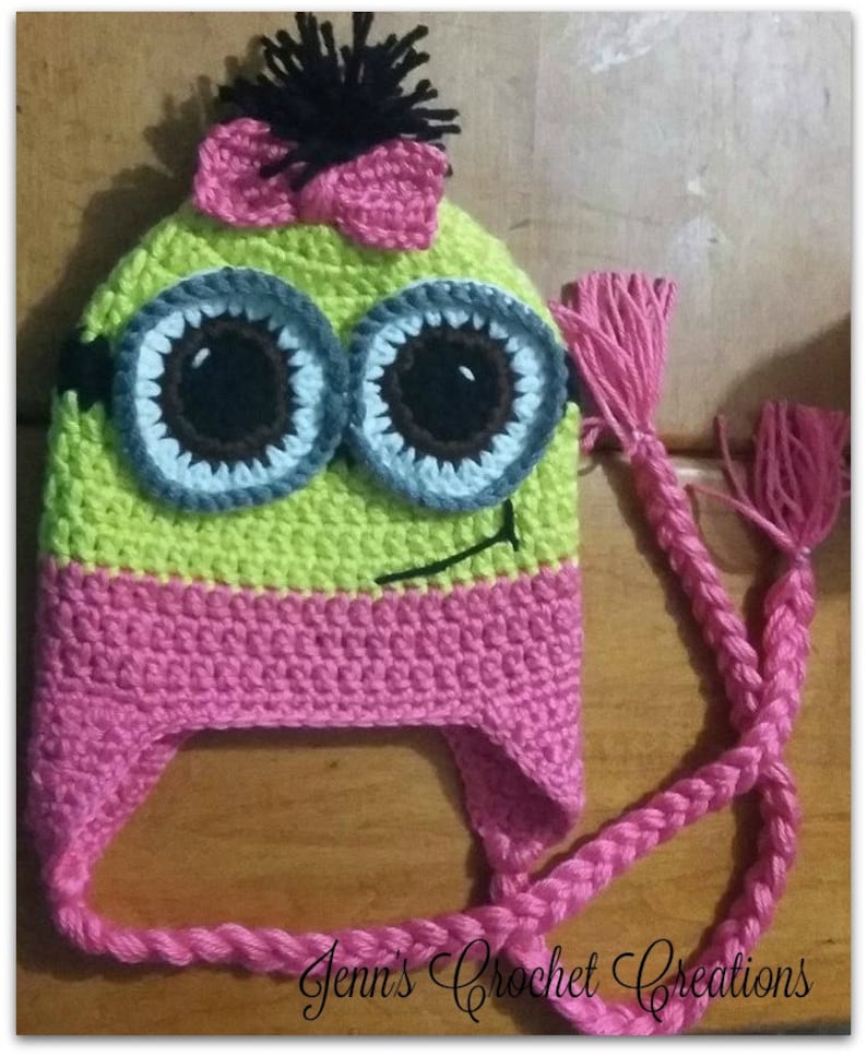 Crochet Minion Hat,Character Hat Crochet Hat,Children/'s Crochet Minion Hat Girl Minion Crochet Despicable Me Hat Boy Minion Minion Hat