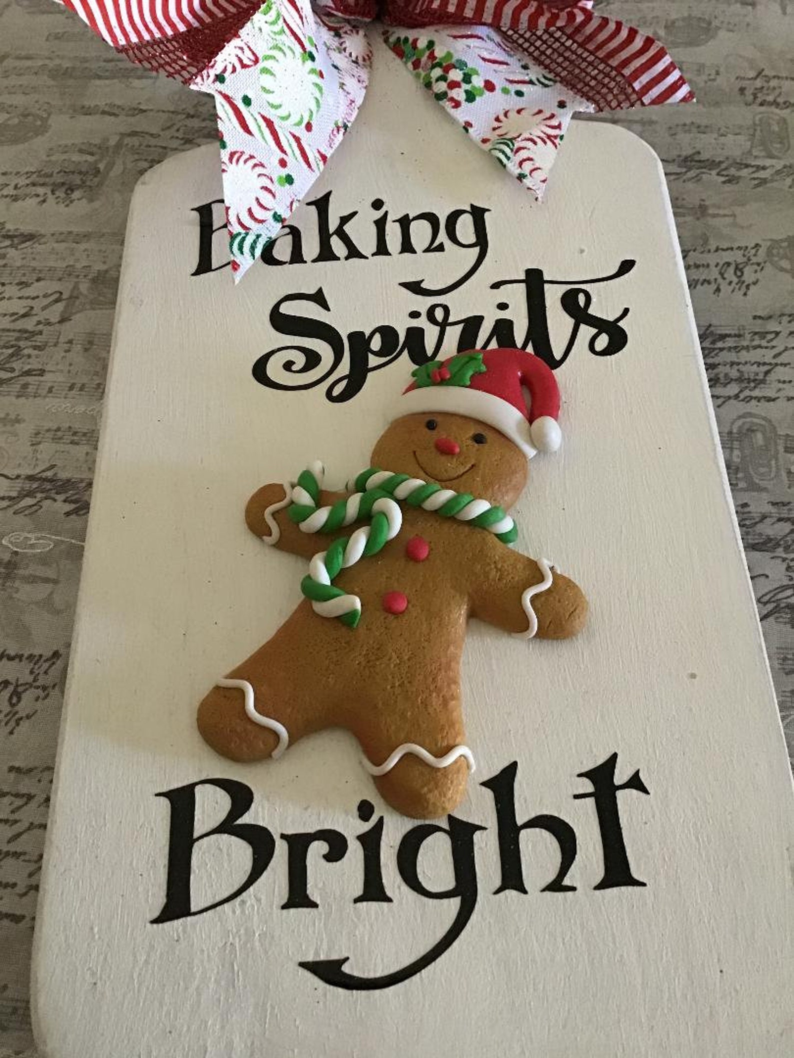 Barco gratis Señal de tablero de pan de pan de jengibre | Etsy