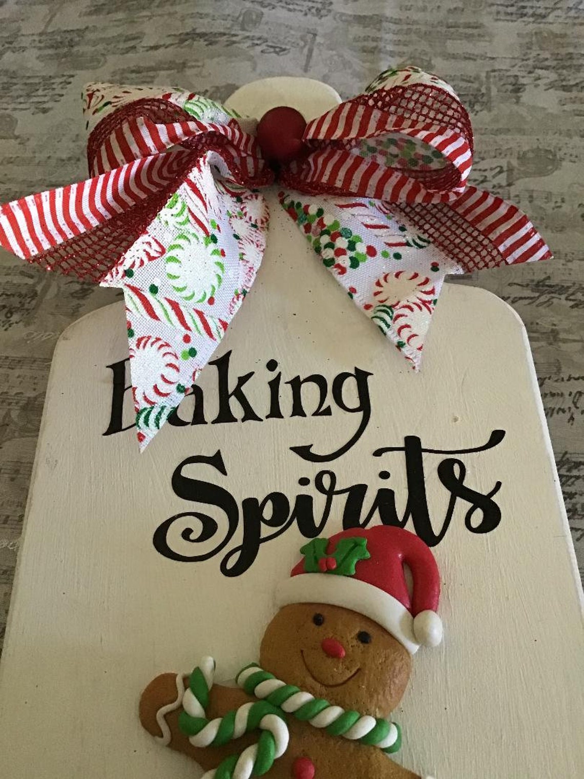 Barco gratis Señal de tablero de pan de pan de jengibre | Etsy