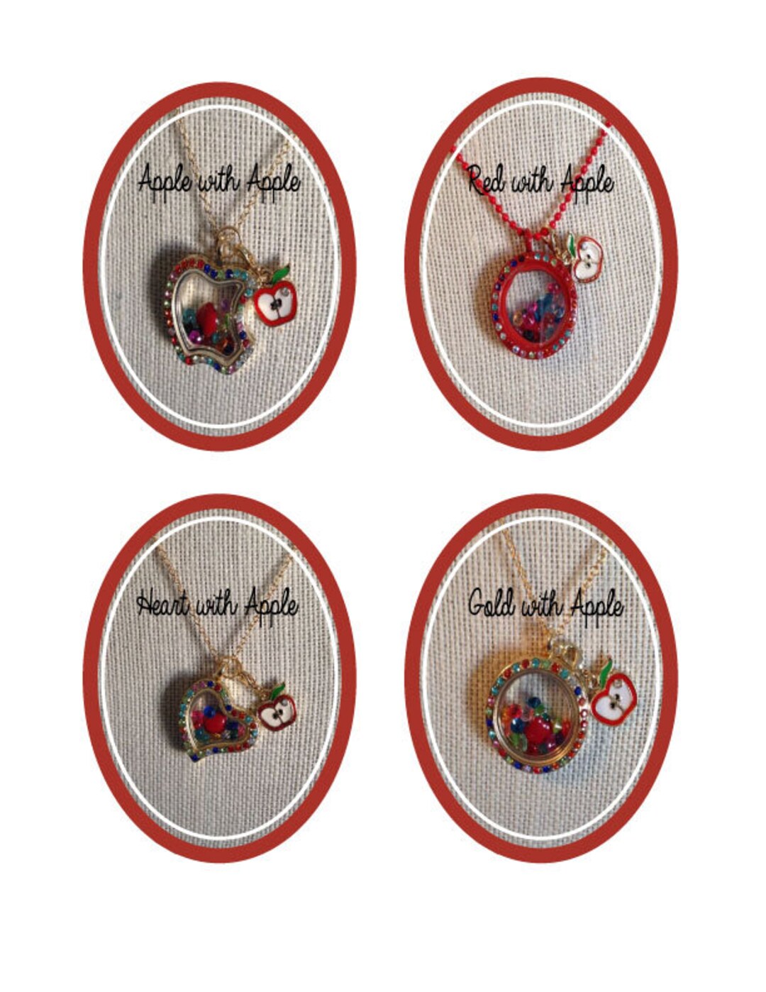 Teacher Closeout Teacher Gift, Floating Teacher Memory Apple/heart