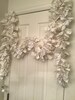 10’ Lighted All Whites Rag Fabrics Garland, 10' Shabby Chic Rag Fabric Garland, White/Off White Spring Lighted Wedding Garden