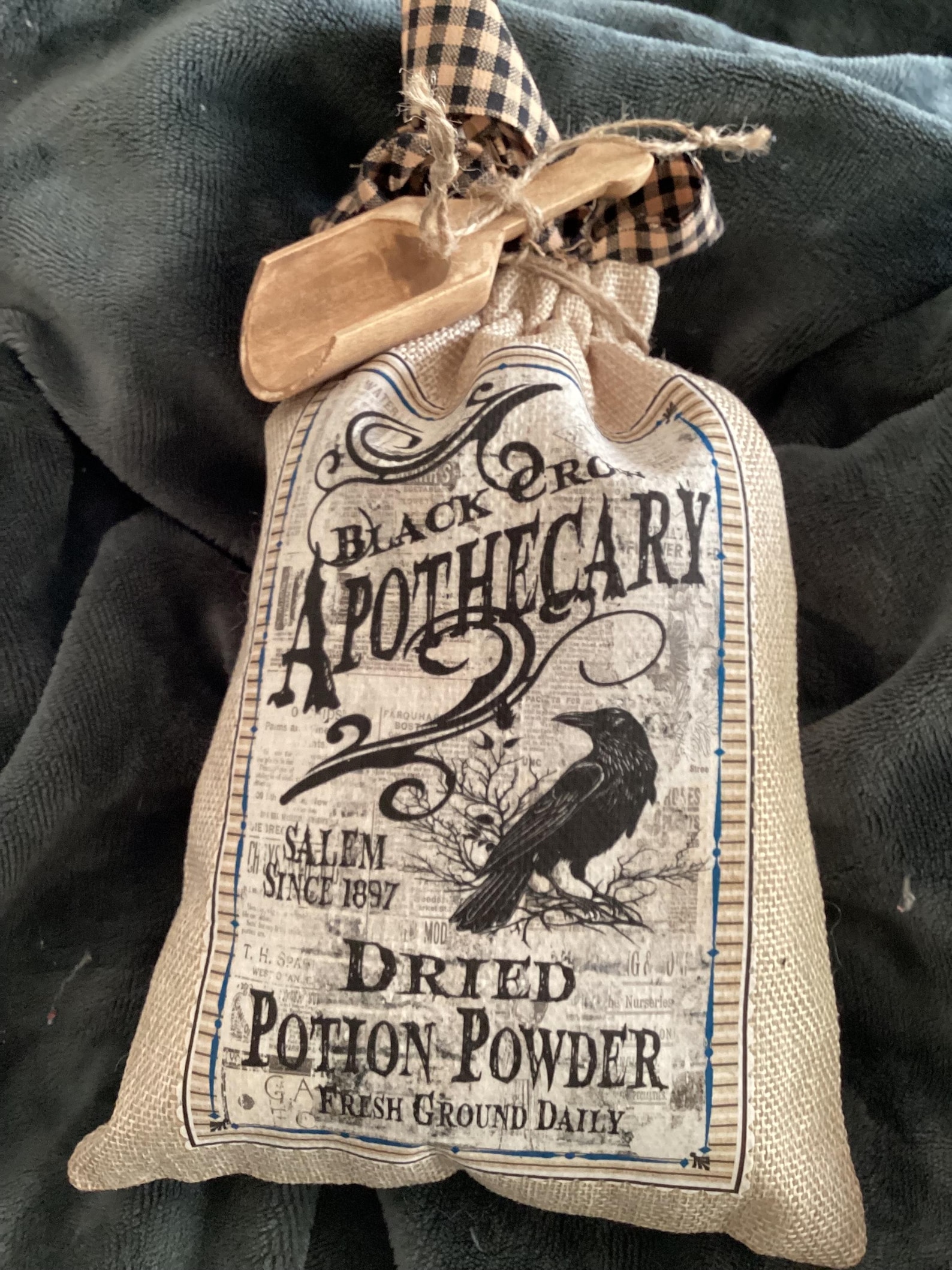 Turky Pentry Turkey Feed Handmade Burlap Pantry Bag, Turkey Day Farms Turkey Feed ...