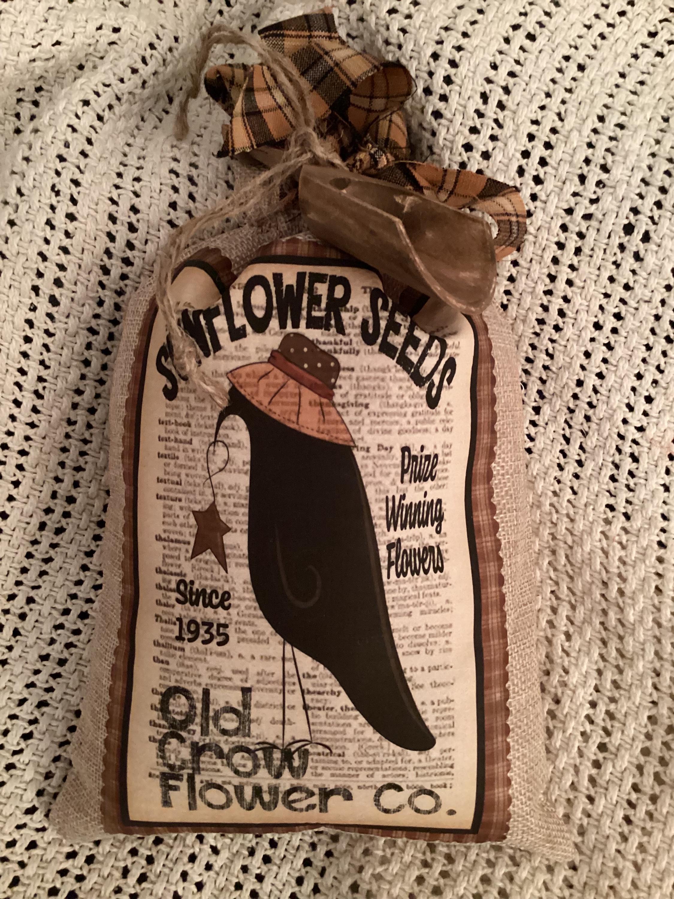 Turky Pentry Turkey Feed Handmade Burlap Pantry Bag, Turkey Day Farms Turkey Feed ...