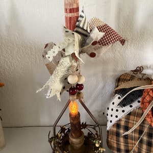 Medium Potato Masher Taper Candle Holder, Kitchen Masher, Farmhouse Decor, Kitchen Vintage Tools, Rustic Country Kitchen Tools Closeout