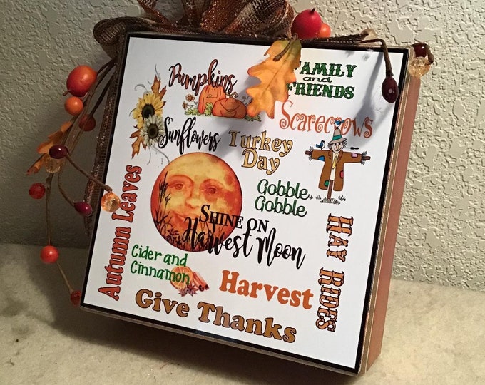 Bittersweet Fall Wood Sign 10 X 24 - Etsy