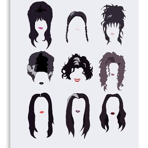 Creepy Girls Fine Art Print Poster Home Decor Wall Art Digital