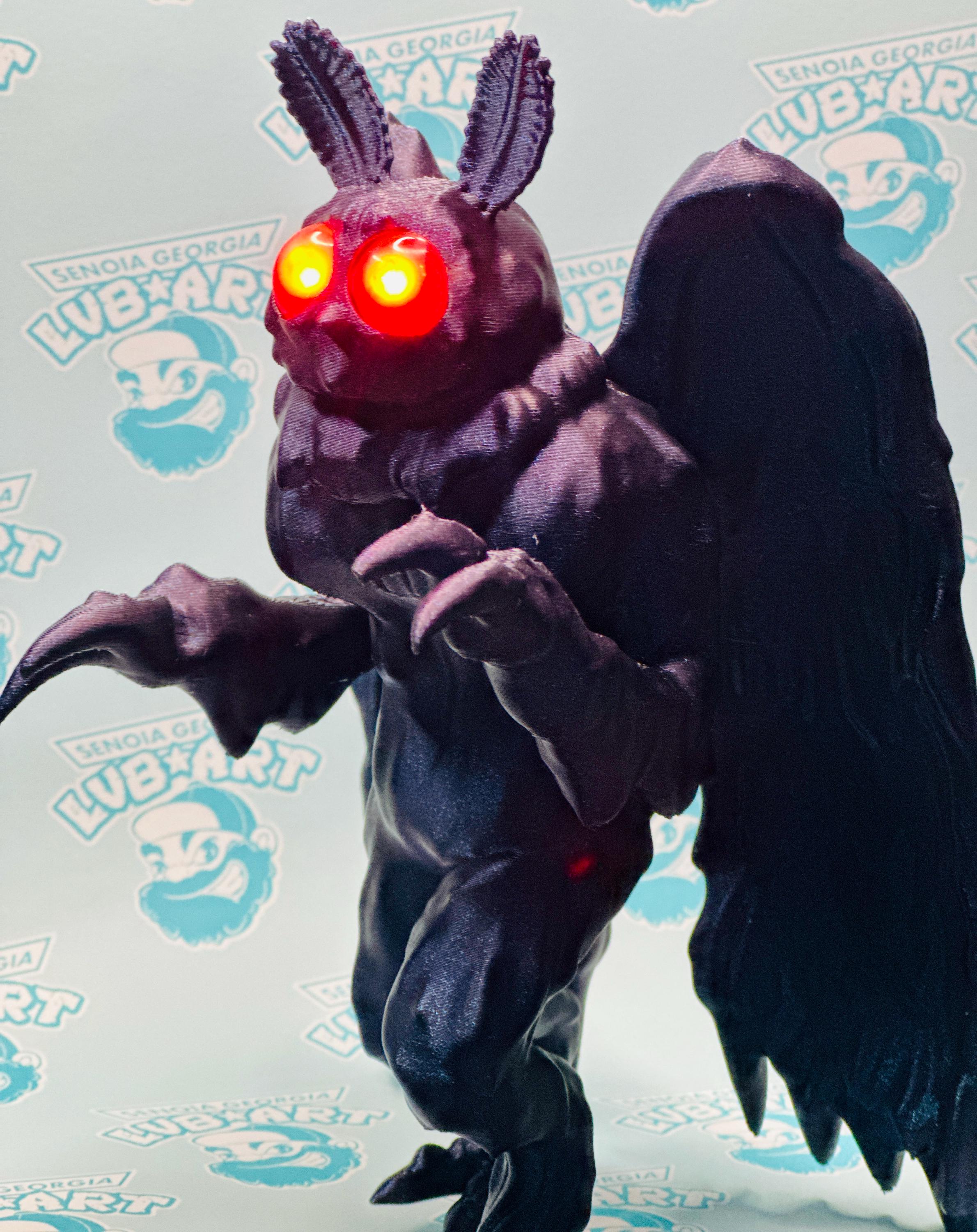 Mothman Figurine LED Eyes 3D Printed -original LVB Model- - Etsy