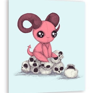 Adorable Evil Fine Art Print Poster Home Decor Wall Art Digital