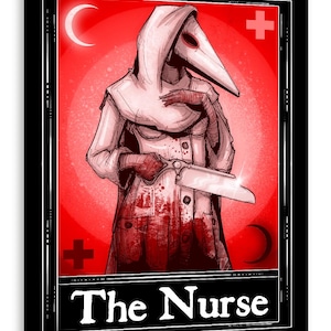 The Nurse Tarot Fine Art Print Poster Home Decor Wall Art Digital