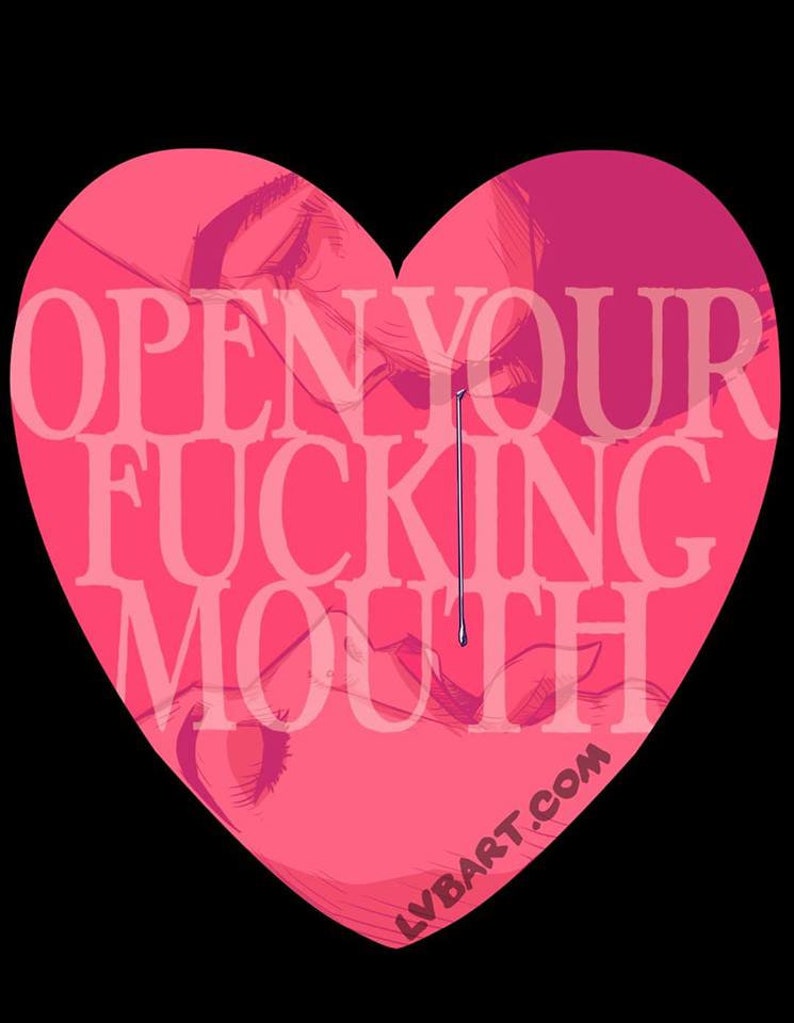 Open Your Mouth Fine Art Print Poster Etsy