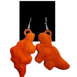 Dino Nuggets 3D Printed Earrings-original LVB model-