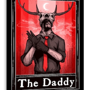 Deer Daddy Series 11: Tarot Fine Art Print Poster Home Decor Wall Art Digital