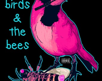 The Birds & The Bees Fine Art Print Poster Home Decor Wall Art Digital