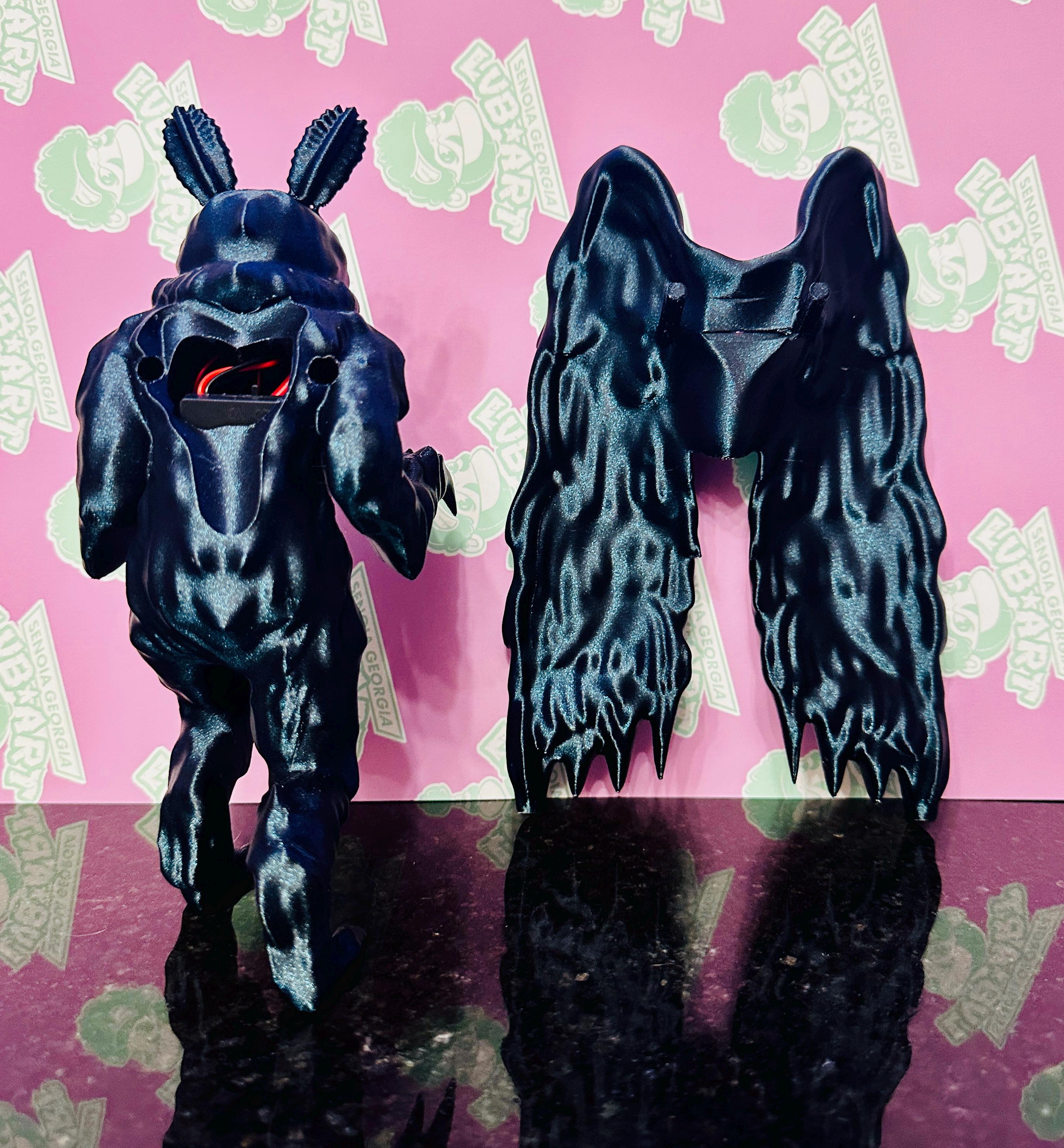 モスマンフィギュア LEDアイ 3Dプリント -オリジナルLVBモデル- - Etsy