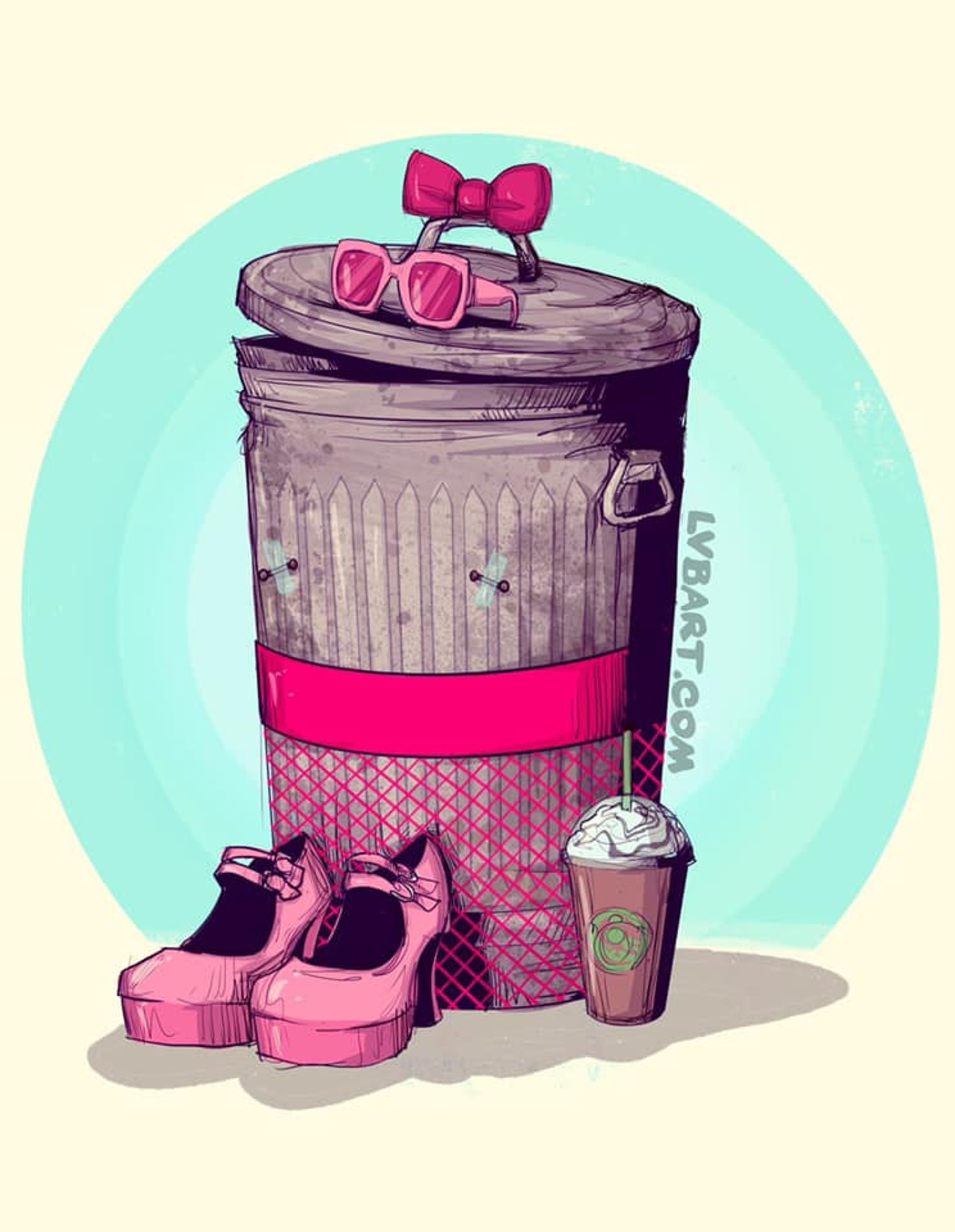 Beautiful Trash Fine Art Print Poster Etsy