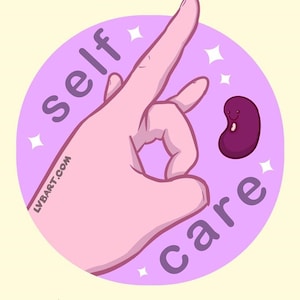 Self Care Fine Art Print Poster Home Decor Wall Art Digital