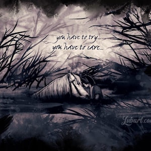 Swamp of Sadness Fine Art Print Poster Home Decor Wall Art Digital