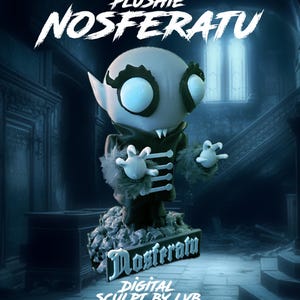 Lil’ Nosferatu 3D Print Statue Orlok Vampire Figure-original LVB model-